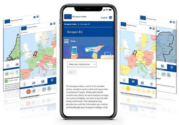 Re-open EU« (Ponovno odprtje EU): nova spletna platforma Komisije za varno ponovno vzpostavitev prostega gibanja in turizma v EU