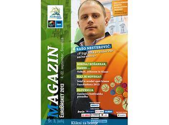 Izšel julijski EuroBasket 2013 magazin