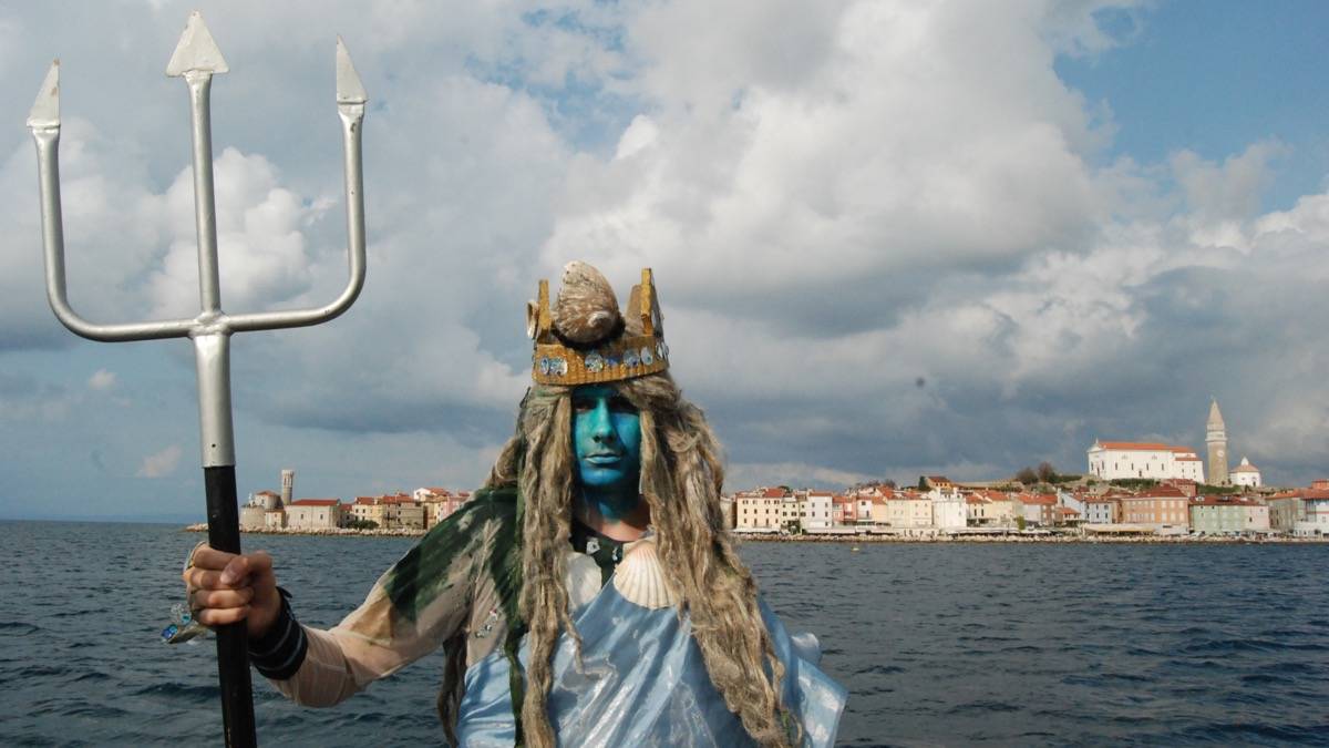 The 72nd Neptune's Baptism, a maritime fest in Piran