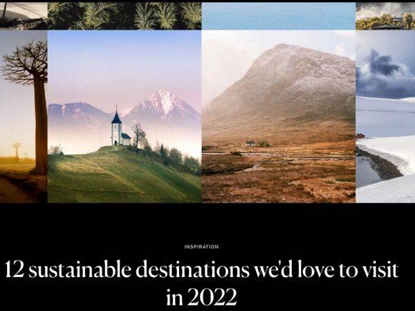 Slovenia featured among top 12 sustainable destinations