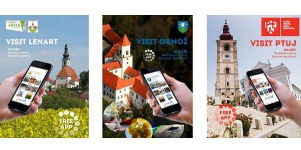 Mobilne aplikacije: Visit Ptuj, Visit Lenart in Visit Ormož