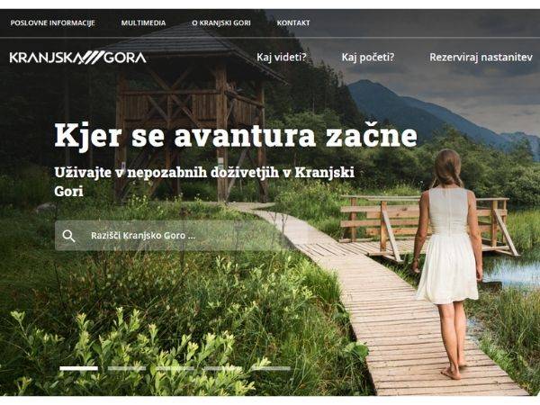 Nova spletna stran destinacije Kranjska Gora