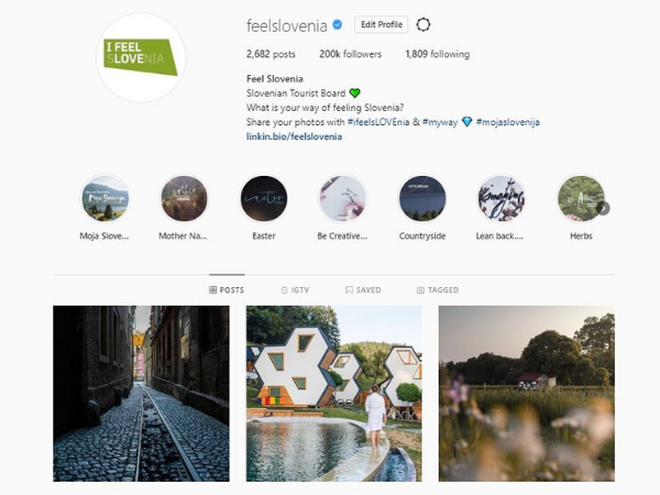 Že 200.000 sledilcev na družbenem omrežju Instagram @feelslovenia