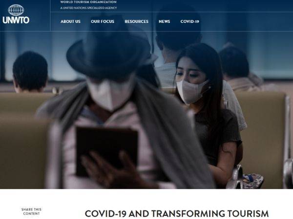 Poročilo UNWTO: Covid 19 in transformacija turizma