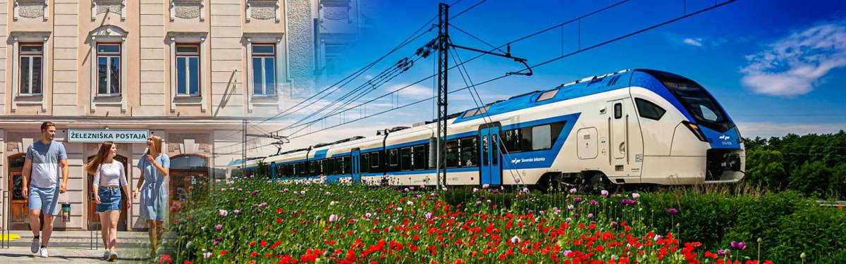 A new all-Slovenian ticket for unlimited travel throughout the country & The By Train to Historic Towns campaign