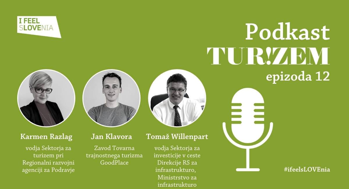 Podkast TUR!ZEM #12: Karmen Razlag, Tomaž Willenpart in Jan Klavora