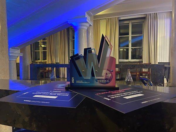 Taste Slovenia website wins two prizes at WEBSI, the biggest competition for digital projects in Slovenia