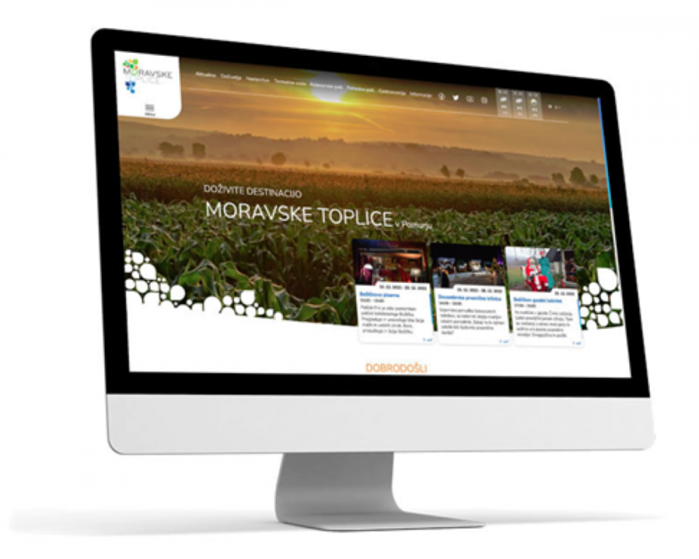 Nova spletna stran destinacije Moravske Toplice