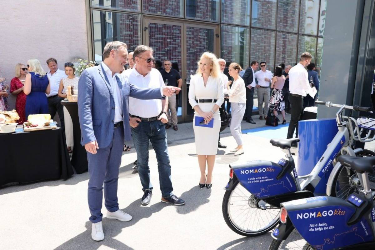 V Ljubljano prišla električna kolesa Nomago Bikes
