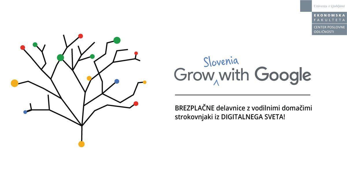 Brezplačne 90 minutne delavnice Grow Slovenia with Google