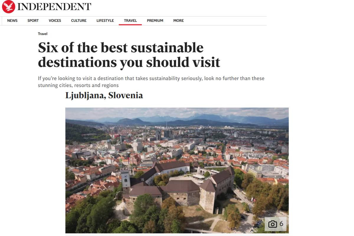 Ljubljana med najboljšimi trajnostnimi destinacijami na svetu, Slovenija kot zimska destinacija izpostavljena v Wanderlustu in Lonely Planetu