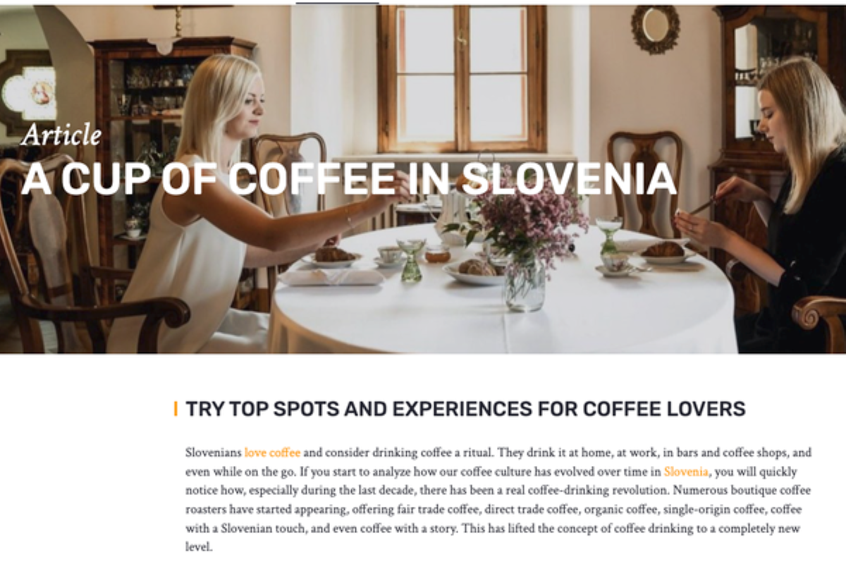 Visit Europe Guides tokrat o številnih nepozabnih doživetjih za ljubitelje kave
