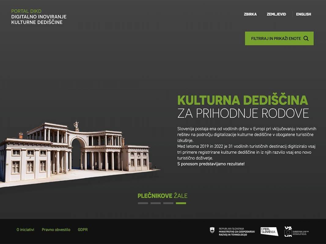 Nov portal »Digitalno inoviranje kulturne dediščine«