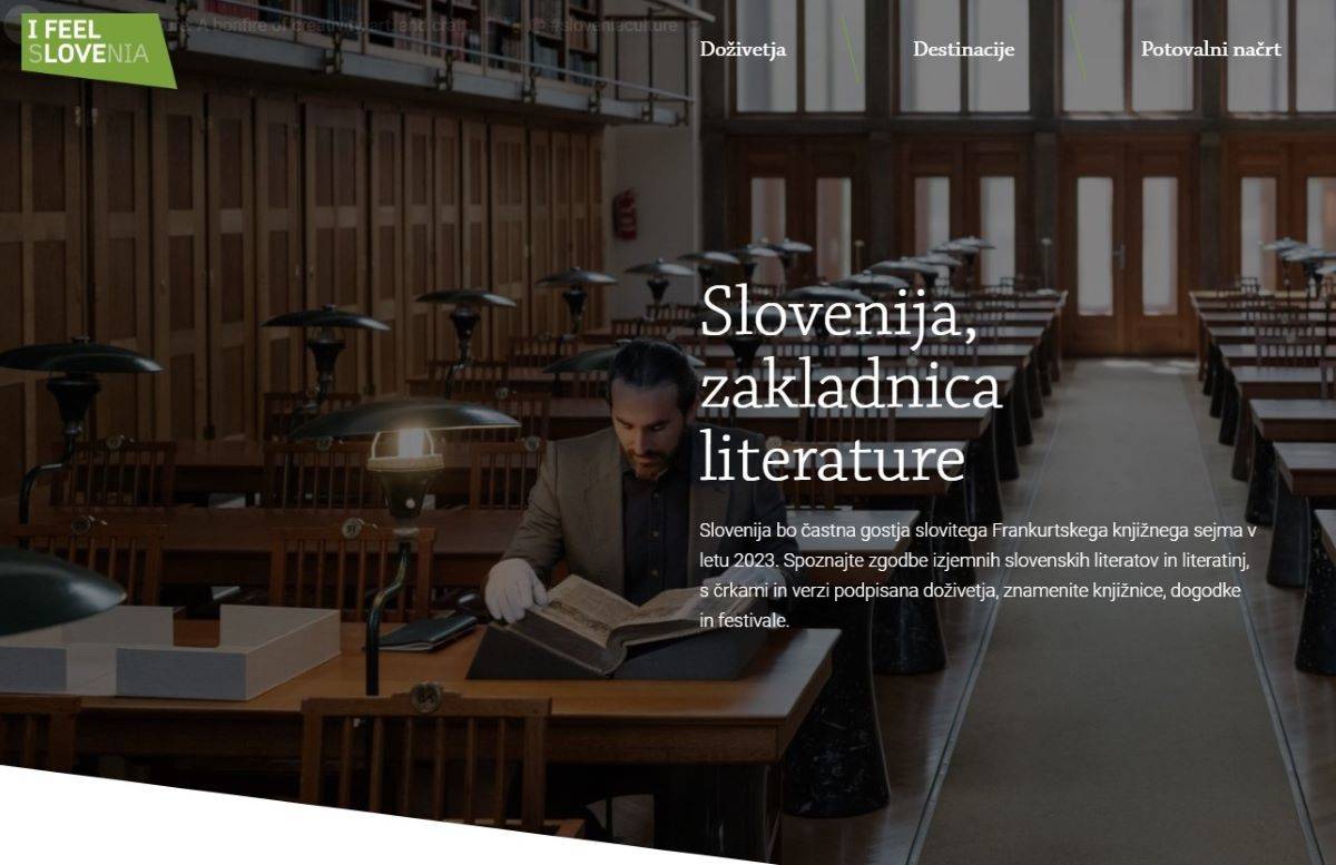 Slovenija, zakladnica literature