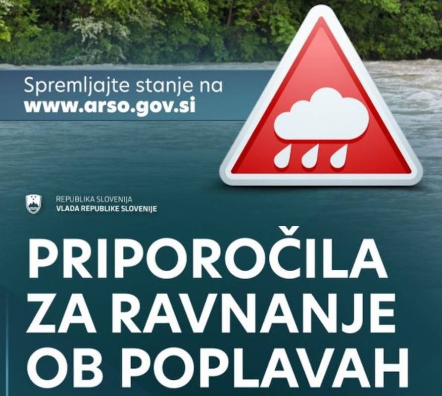 Ujme v Sloveniji: upoštevajmo navodila in spremljajmo razmere