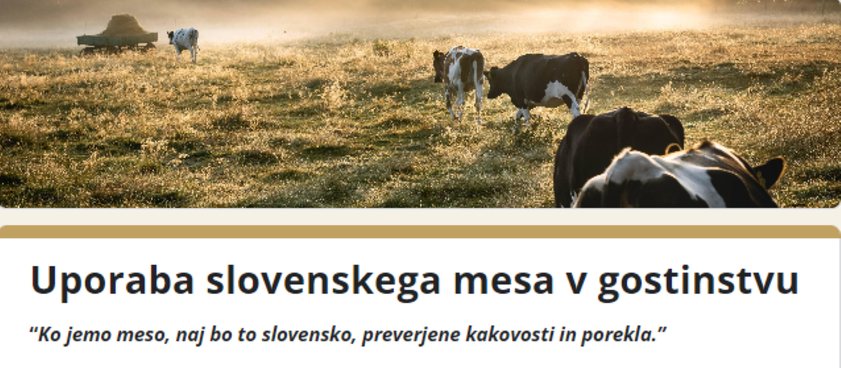 Vabljeni k sodelovanju v anketi: uporaba slovenskega mesa v gostinstvu