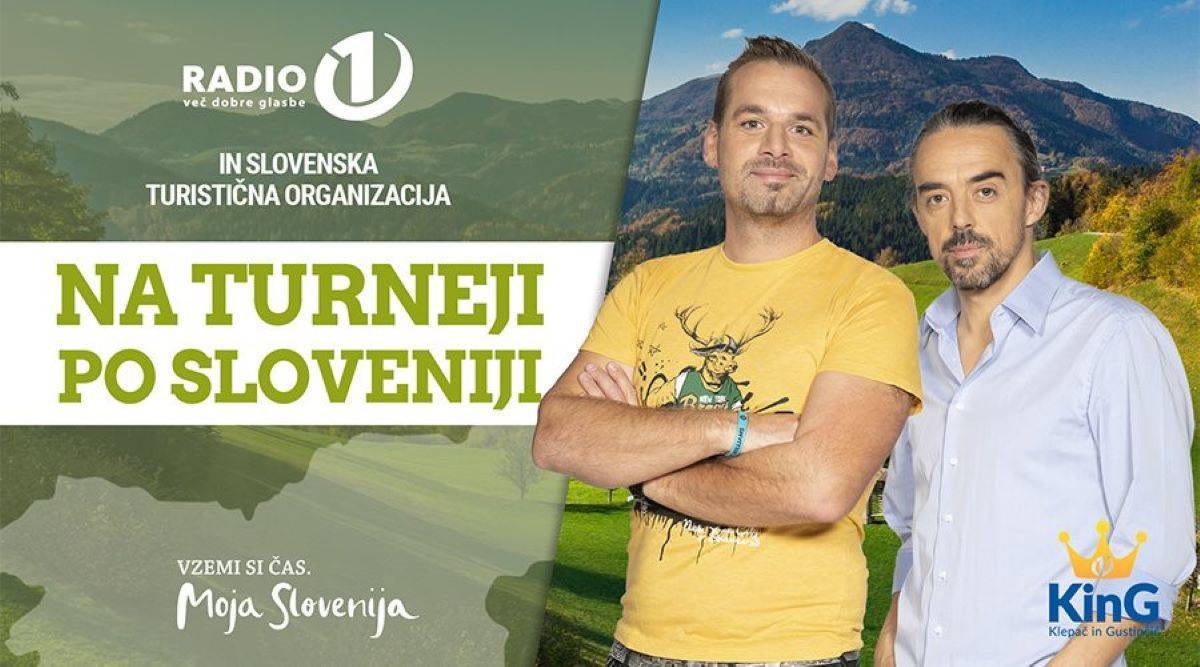 Moja Slovenija in Radio 1 na poletni turneji po Sloveniji