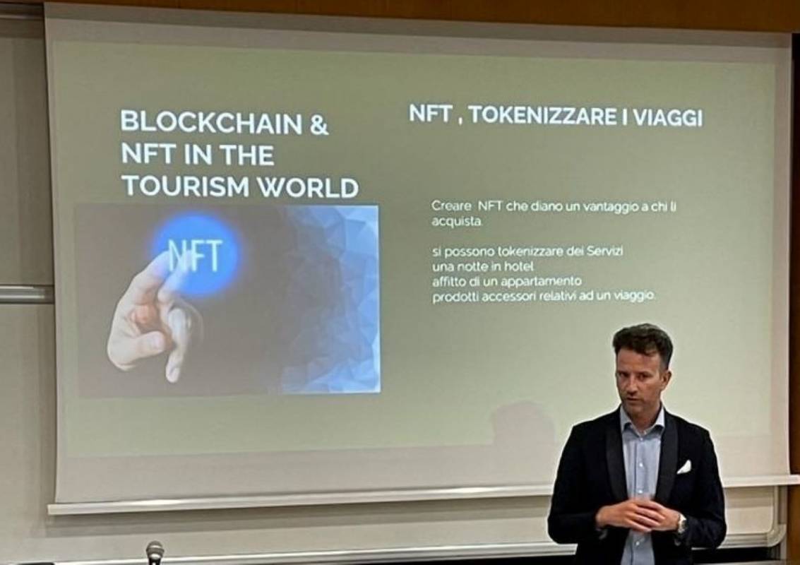 Predstavitev uporabe tehnologije blockchain, NFT ter projekta I Feel NFT na Univerzi Bocconi Milano
