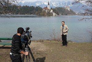 Azerbajdžanska televizija snemala turistično oddajo o Sloveniji