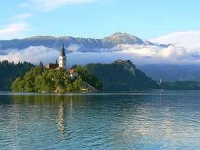 Lake Bled running for one of the New7Wonders of nature