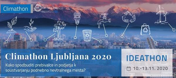 Climathon Ljubljana 2020 – Bodi sprememba!
