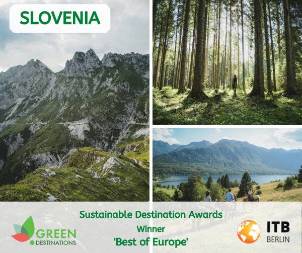 Sloveniji prestižna nagrada Best of Europe 2020 na področju trajnosti