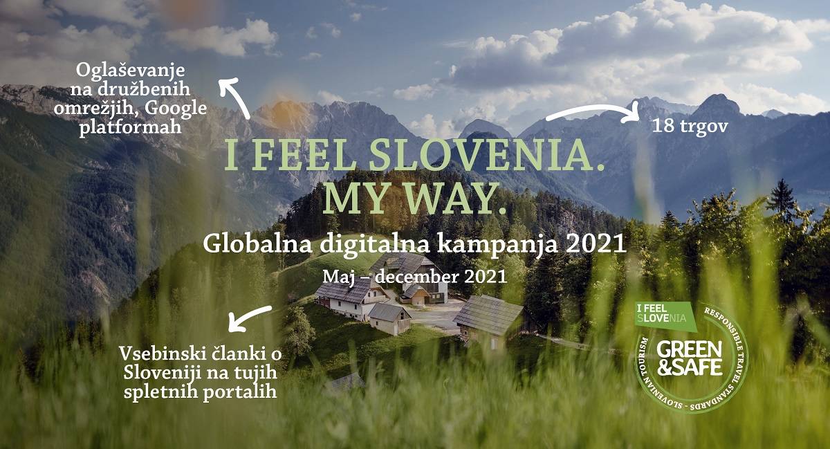 Digitalna kampanja I feel Slovenia. MY WAY letos na 18 tujih trgih